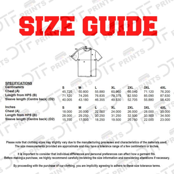 Gildan - Softstyle Ringspun T-Shirt - Size-Guide - GD001