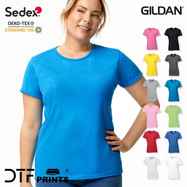 Gildan - Womens Heavy Cotton T-Shirt - GD006