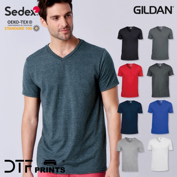 Gildan - Softstyle V-Neck T-Shirt - GD010