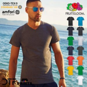 Fruit of the Loom - Valueweight V-Neck T-Shirt - SS034