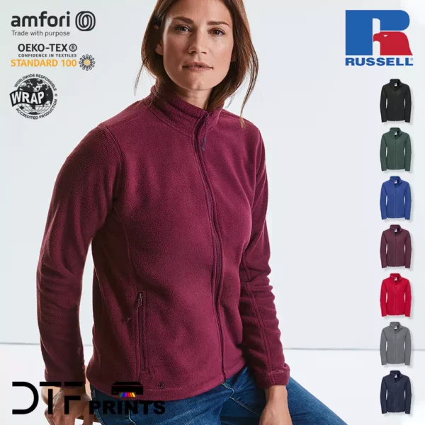 Russell Europe - Women's full-zip outdoor fleece - 8700F