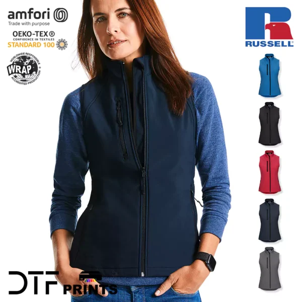 Russell Europe - Women's softshell gilet - J141F