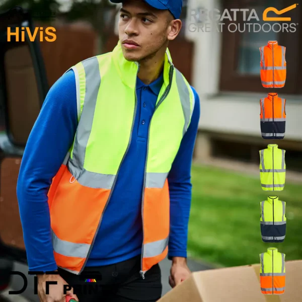 Regatta High Visibility - Pro hi-vis full-zip gilet - RG472