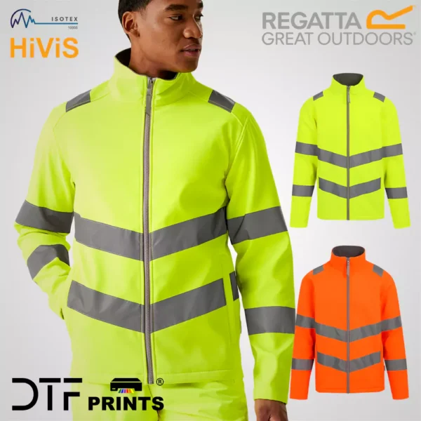 Regatta High Visibility - Hi-vis Pro contract Ablaze 2-layer softshell - RG473