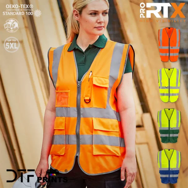 ProRTX High Visibility - Executive Waistcoat Vest - RX705