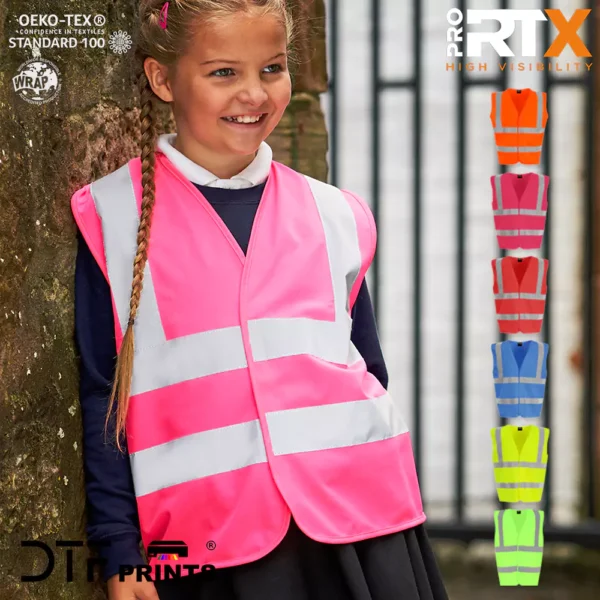 ProRTX High Visibility - Kids Waistcoat Vest - RX70J