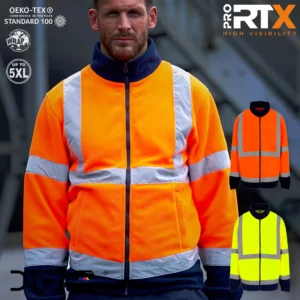 ProRTX High Visibility - Hi-Vis Full-Zip Fleece Jacket - RX750