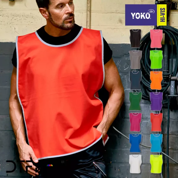 Yoko - Hi-Vis Reflective Border Tabard (HVJ259) - YK009