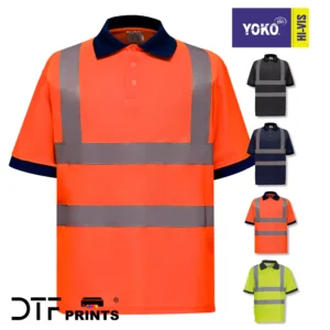 Yoko - Hi-Vis Short Sleeve Polo (HVJ210) - YK020