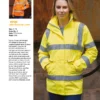 Yoko - Women's Hi-Vis Executive Jacket (HVP189) - YK028 - Size Guide