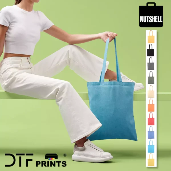 Nutshell - Recycled cotton shopper long handle - RL600