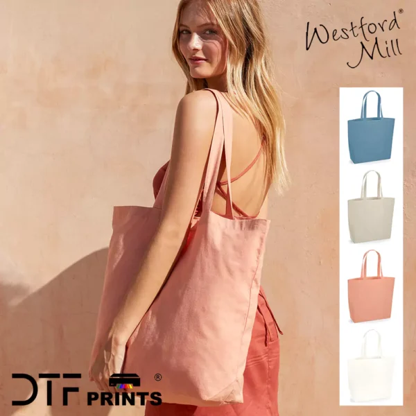 Westford Mill - Organic natural dyed maxi bag for life - WM285