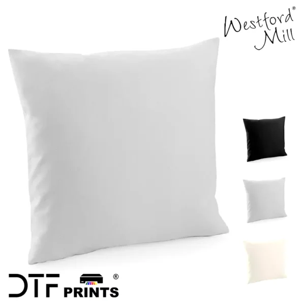 Westford Mill - Fairtrade cotton canvas cushion cover - WM350