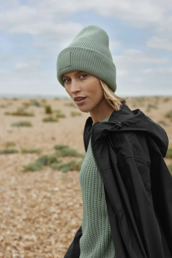 Beechfield - Deep-Cuffed Tonal Patch Beanie - Image 3