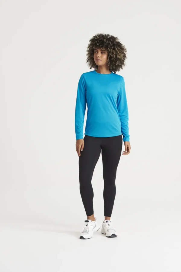 AWDis Just Cool - Womens Long Sleeve Cool T-Shirt - Image 3