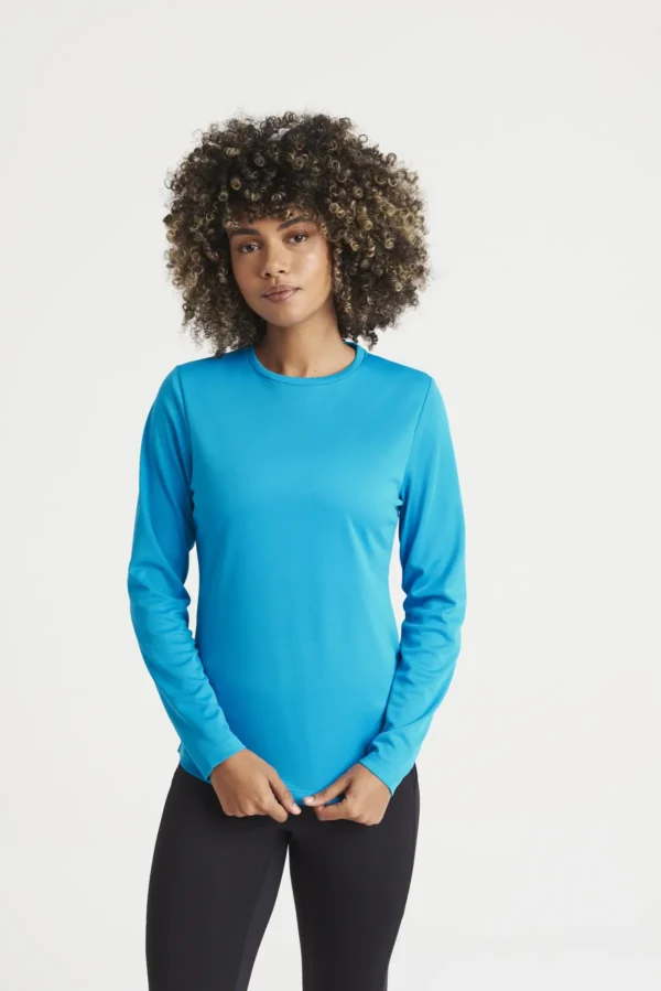 AWDis Just Cool - Womens Long Sleeve Cool T-Shirt - Image 4
