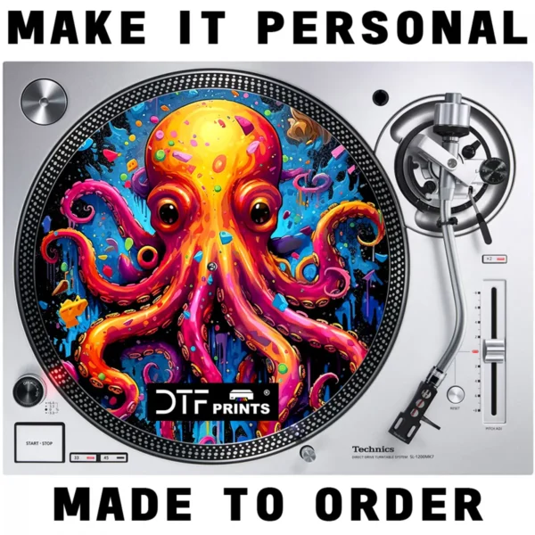 Personalised Turntable Slipmat - DTF Prints Norwich