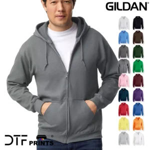 Gildan - Heavy Blend full zip hooded sweatshirt - GD058