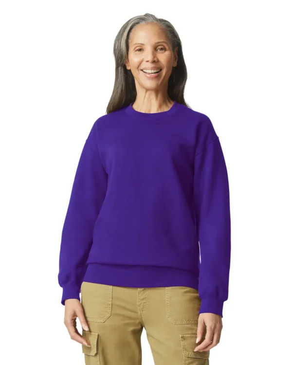Gildan - Softstyle Midweight Fleece Adult Crew Neck - Image 6