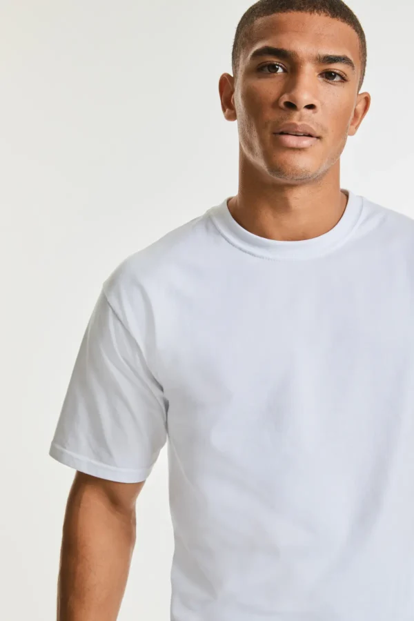 Russell Europe - Classic Heavyweight Ringspun T-Shirt - Image 2