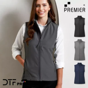 Premier - Womens Windchecker printable and recycled gilet - PR816