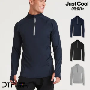AWDis Just Cool - Cool Flex long half-zip top - JC030
