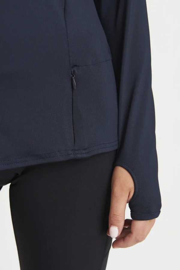 AWDis Just Cool - Womens Cool Flex Long Half-Zip Top - Image 4