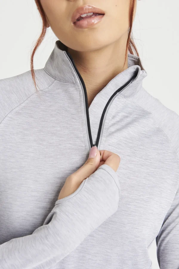 AWDis Just Cool - Womens Cool Flex Long Half-Zip Top - Image 5