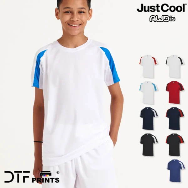 AWDis Just Cool - Kids contrast cool T-shirt - JC03J