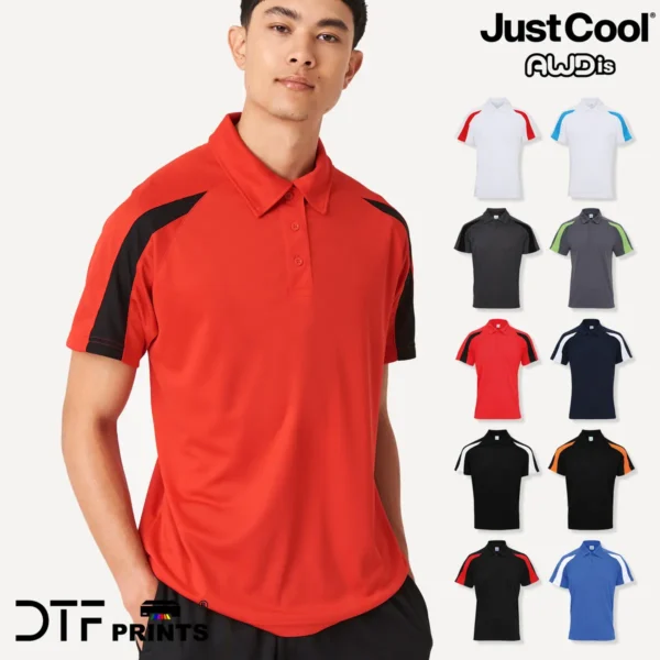 AWDis Just Cool - Contrast cool polo - JC043