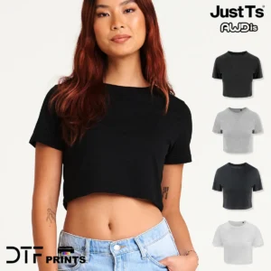 AWDis Just T's - Women's triblend cropped T-shirt - JT006