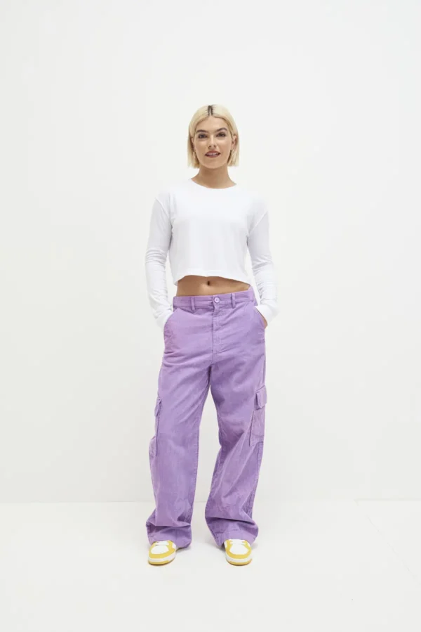 AWDis Just T's - Womens Long Sleeve Cropped T-shirt - Image 5