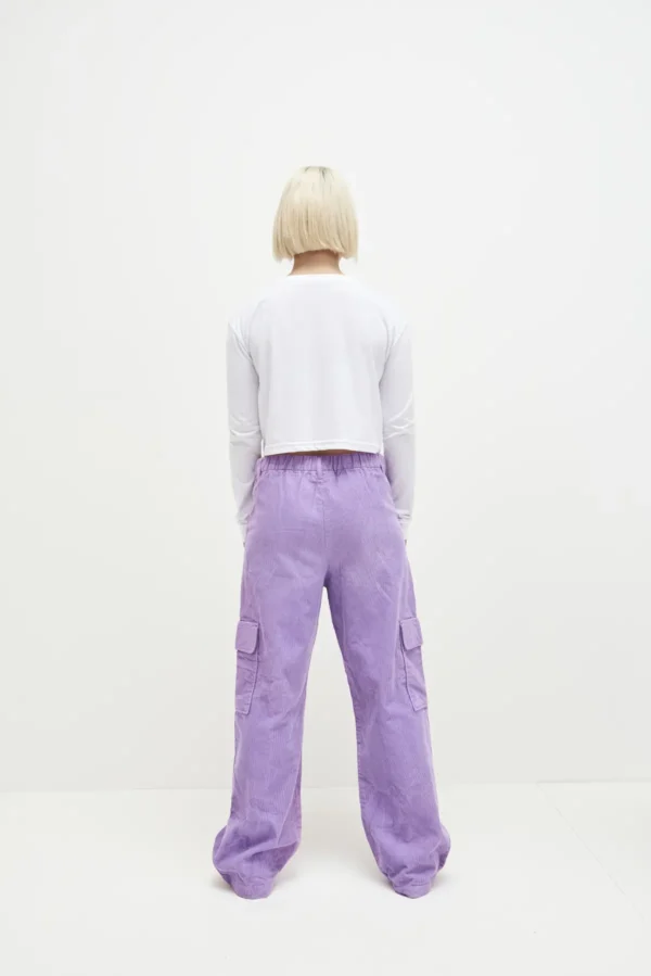 AWDis Just T's - Womens Long Sleeve Cropped T-shirt - Image 2