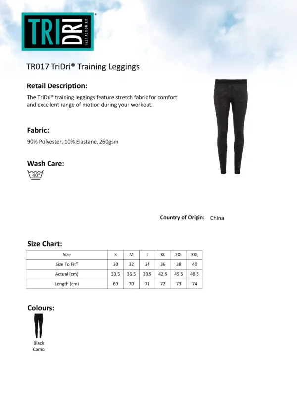 TriDri - Training Leggings - Image 2