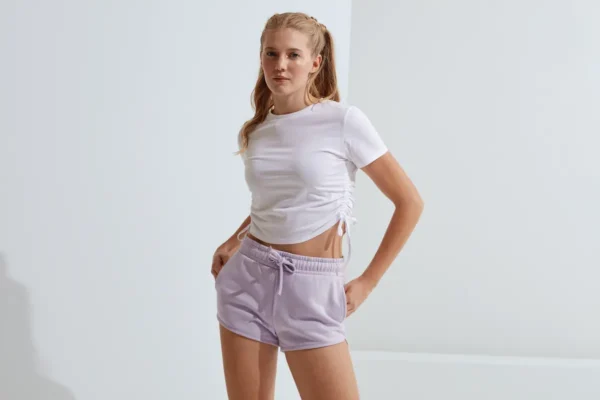 TriDri - Womens Recycled Retro Jogger Shorts - Image 4