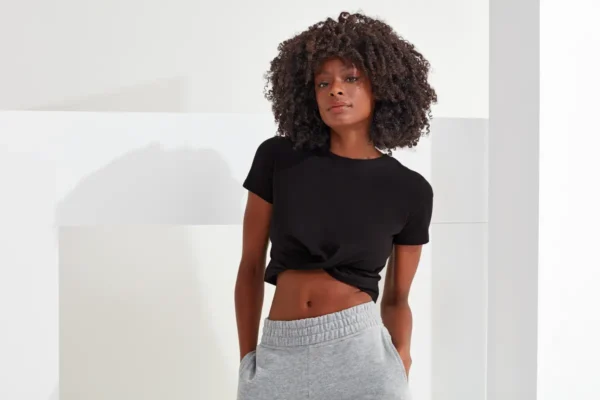 TriDri - Womens Twist Crop Top - Image 3