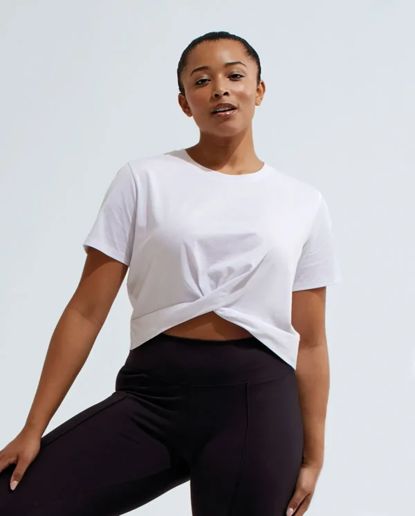 TriDri - Womens Twist Crop Top - Image 4