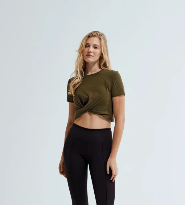 TriDri - Womens Twist Crop Top - Image 7