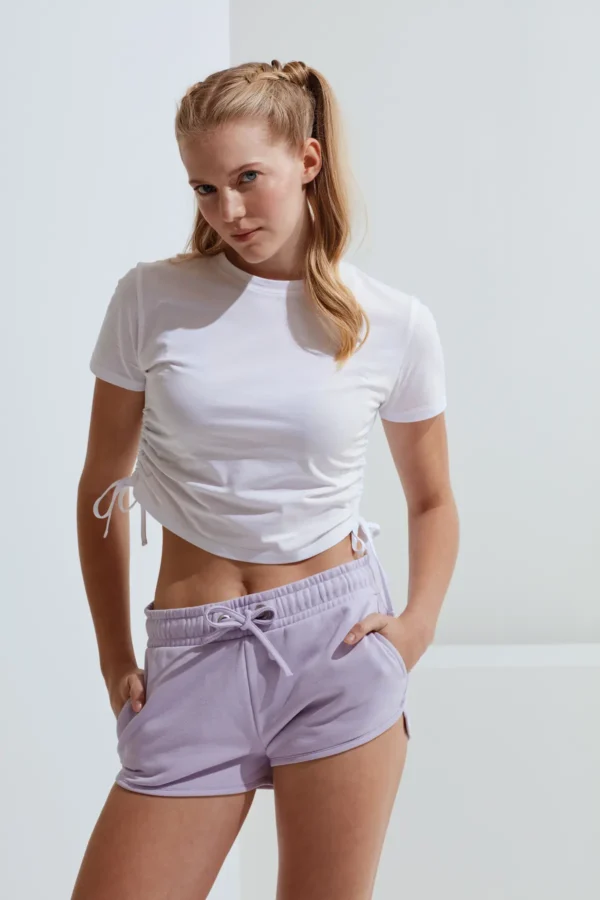 TriDri - Womens Ruched Crop Top - Image 5