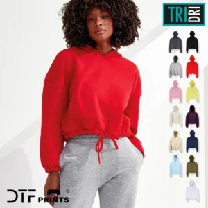 TriDri - Womens cropped oversize hoodie - TR085