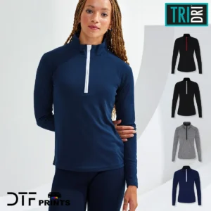 TriDri - Womens long sleeve performance quarter zip - TR120