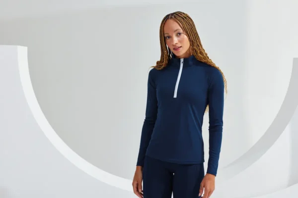 TriDri - Womens Long Sleeve Performance Quarter Zip - Image 3