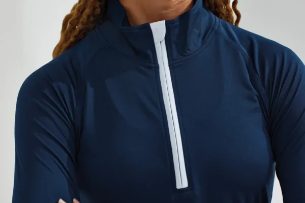 TriDri - Womens Long Sleeve Performance Quarter Zip - Image 2