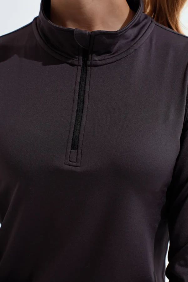 TriDri - Womens Recycled Long Sleeve Brushed Back Quarter Zip Top - Image 7