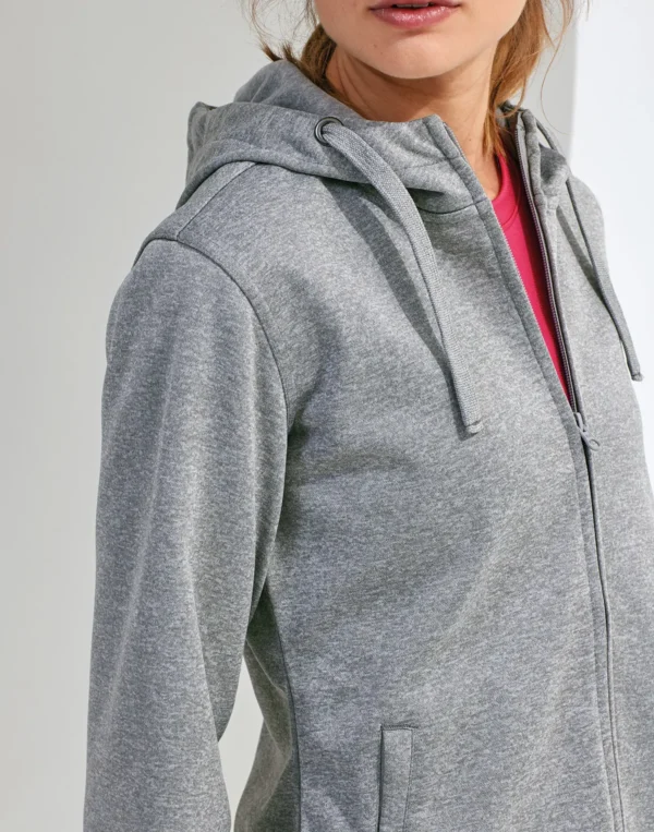 TriDri - Womens Spun Dyed Full-Zip Hoodie - Image 4