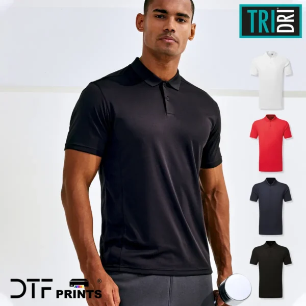 TriDri - Cationic recycled textured polo - TR505