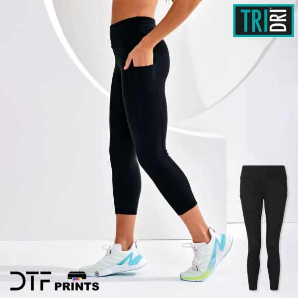TriDri - Womens recycled performance leggings 7/8 length- TR533
