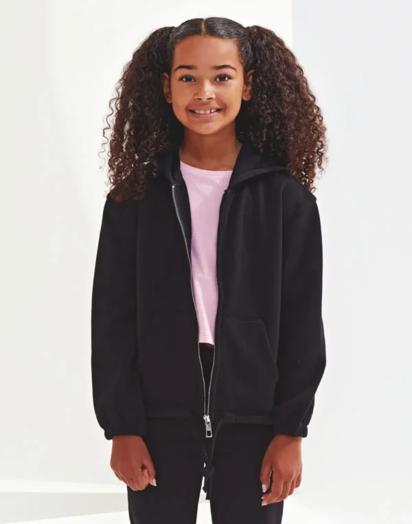 TriDri - Kids Recycled Cropped Oversize Full-Zip Hoodie - Image 2