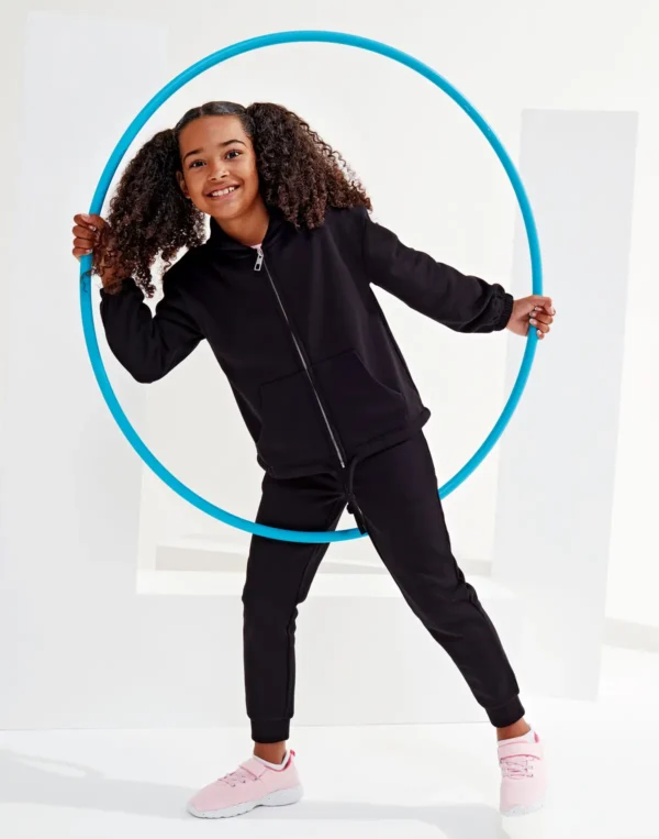 TriDri - Kids Recycled Cropped Oversize Full-Zip Hoodie - Image 5