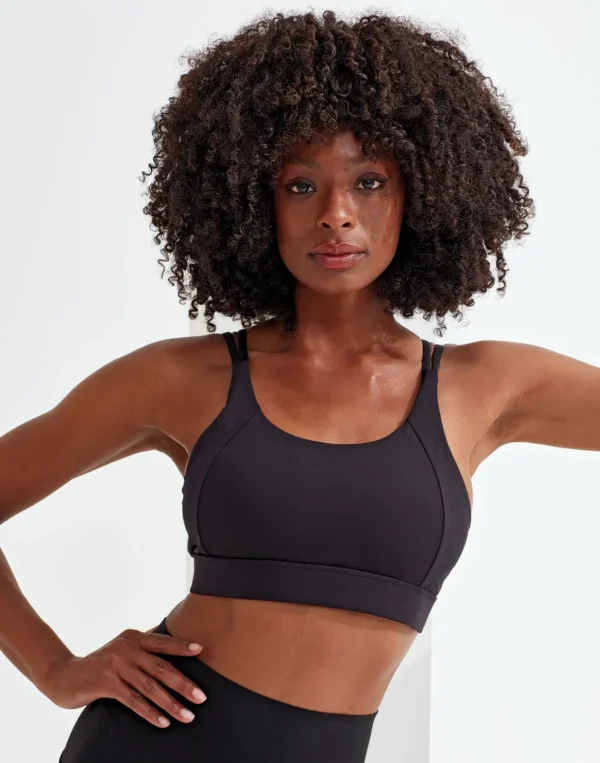 TriDri - Womens Crossback Sports Bra (Medium Impact) - Image 3